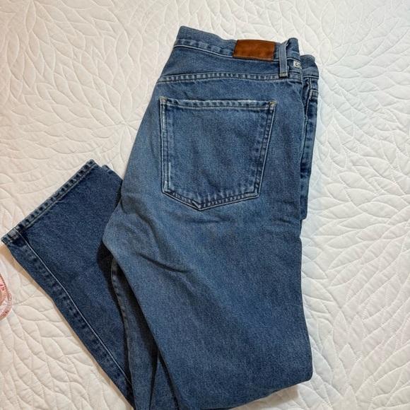 Citizens of Humanity Dree Crop High Rise Slim Straight Rigid Denim SZ 30 - Picture 16 of 16